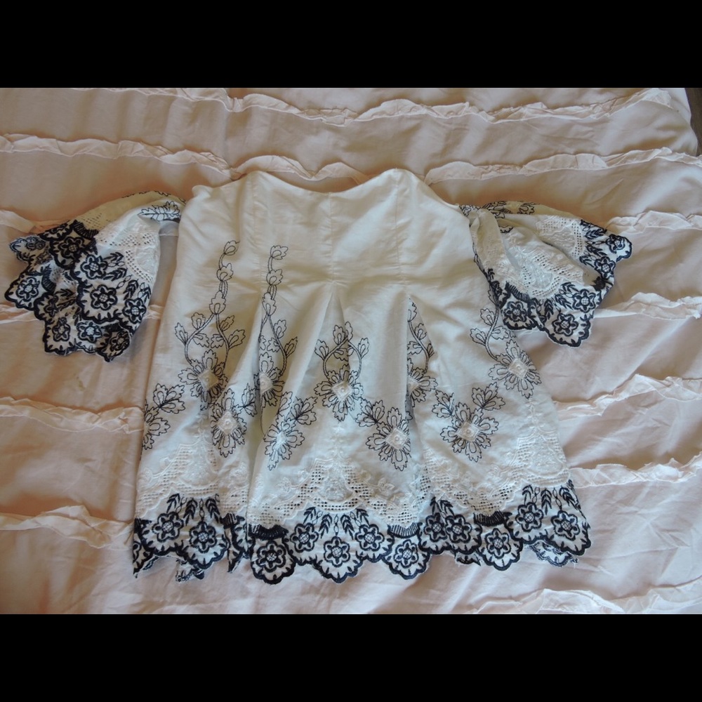 Structured off the shoulder top